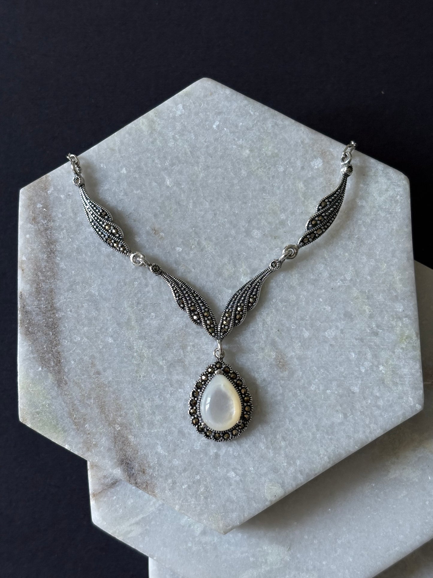 Ottoman Pearl Tourmaline Necklace