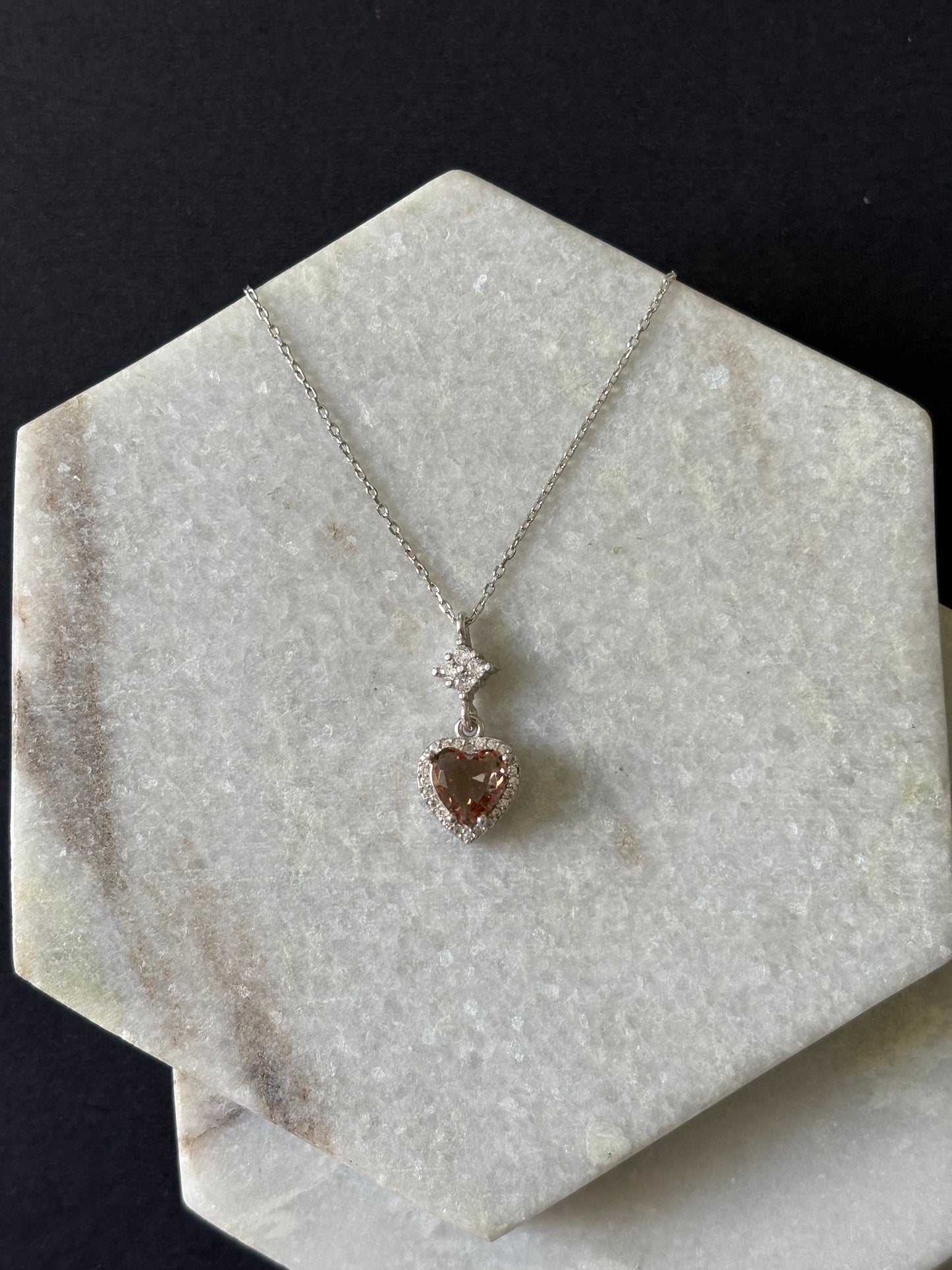 Heart Snowflake Necklace