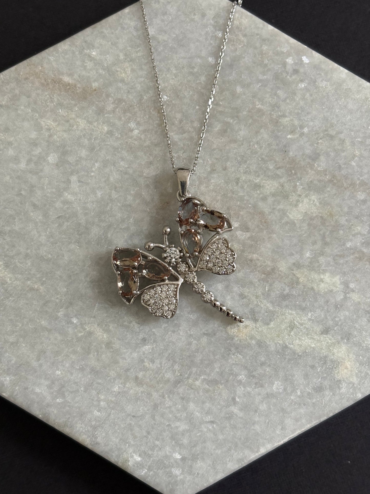 Dragonfly Zultanite Necklace