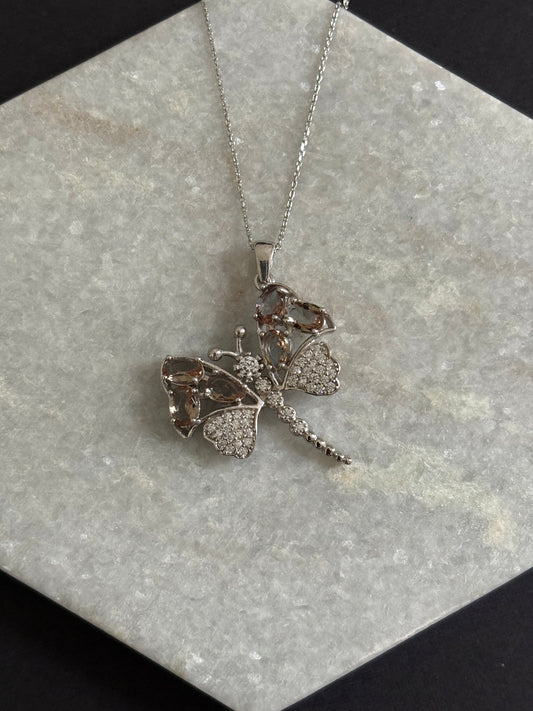 Dragonfly Zultanite Necklace