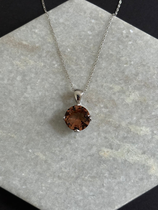 Peach Zultanite Necklace
