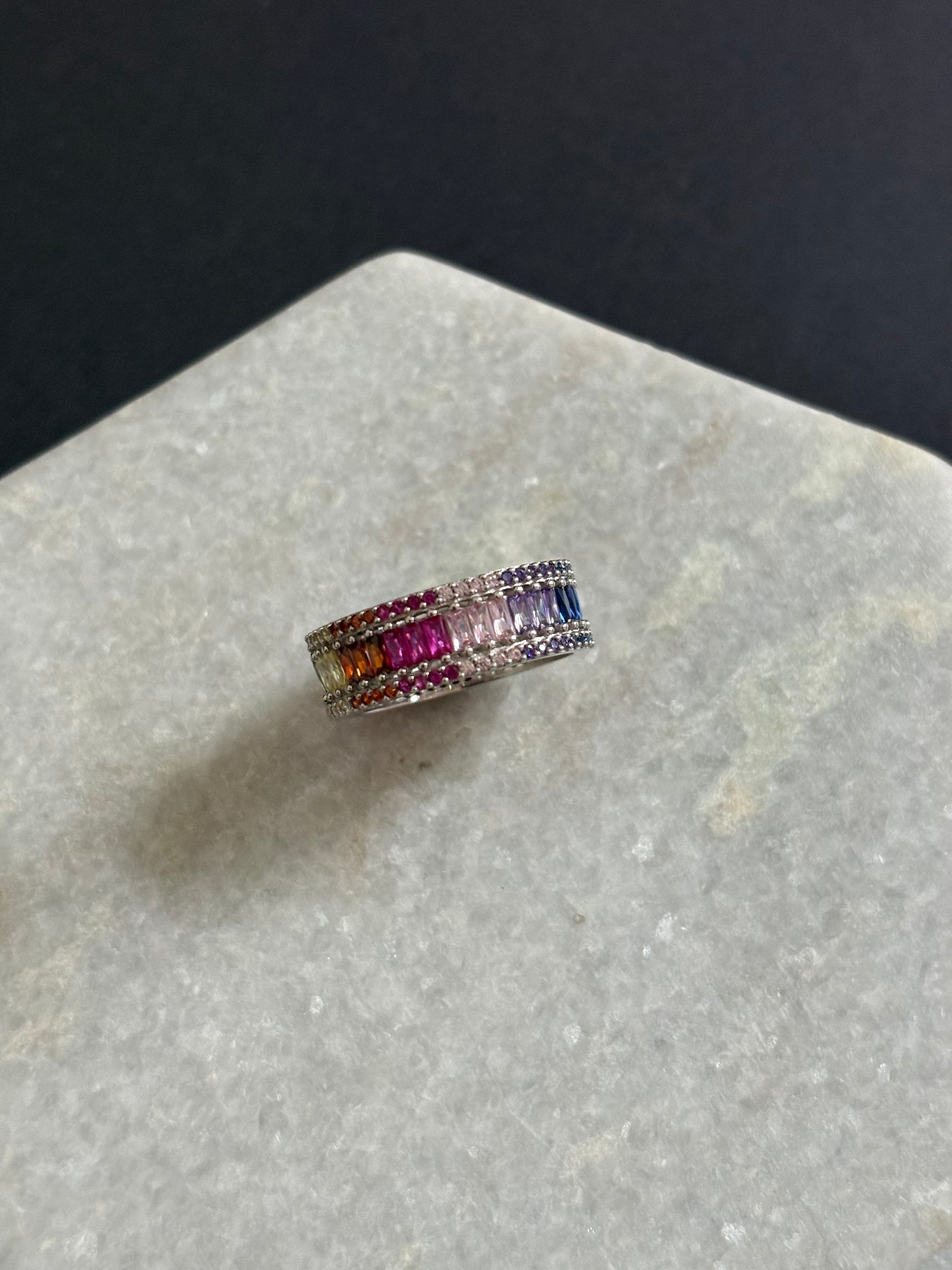 Rainbow Stackable Ring