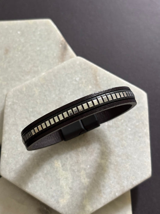 Shine Leather Bracelet