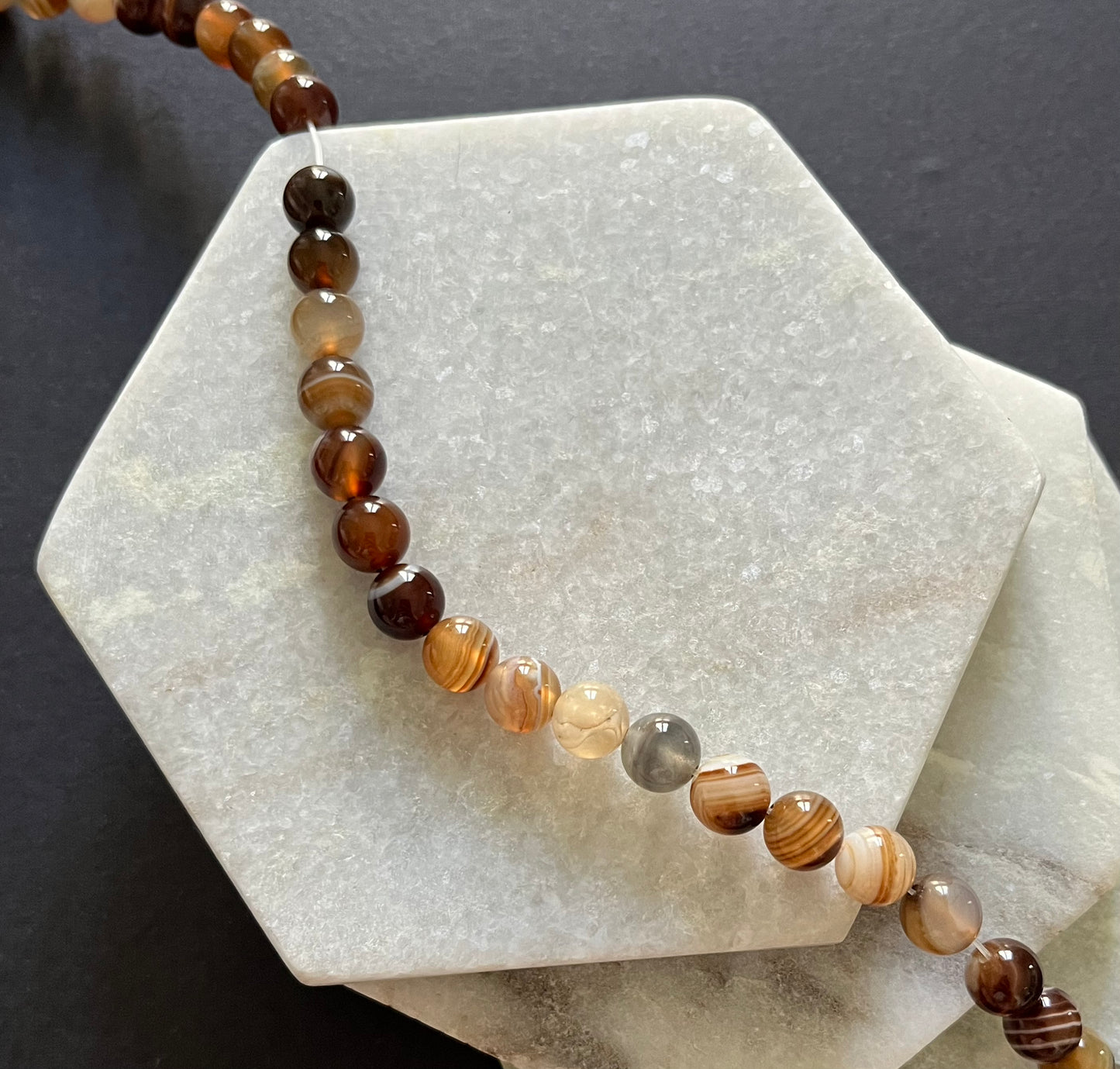 Customize: Elastic Natural Stone Bracelet