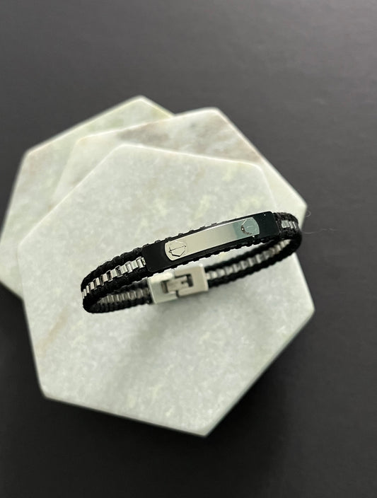 Customizable Stainless Steel Bracelet