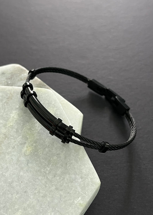 Chrome Wire Bracelet