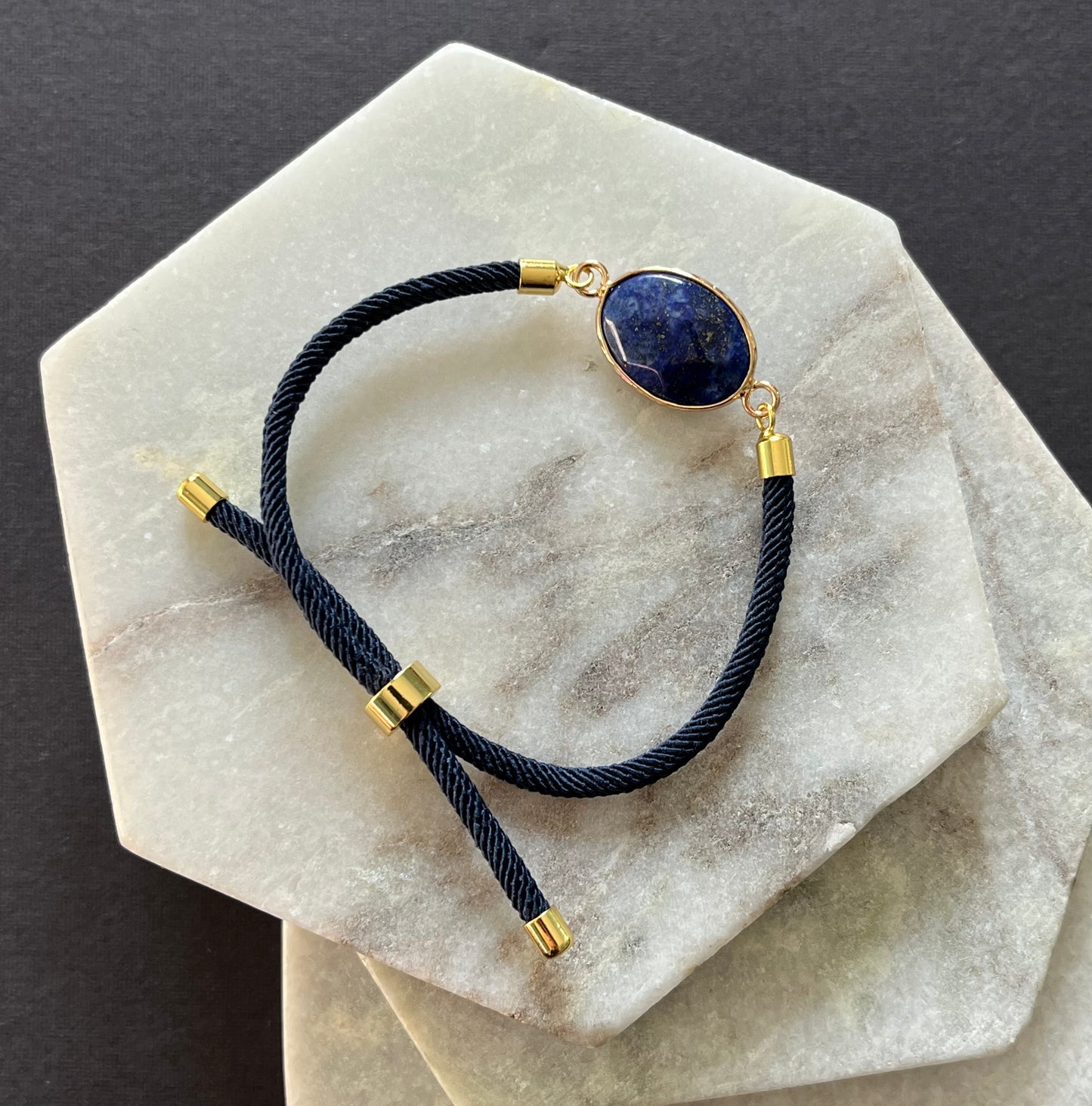 Adjustable Natural Stone Bracelet