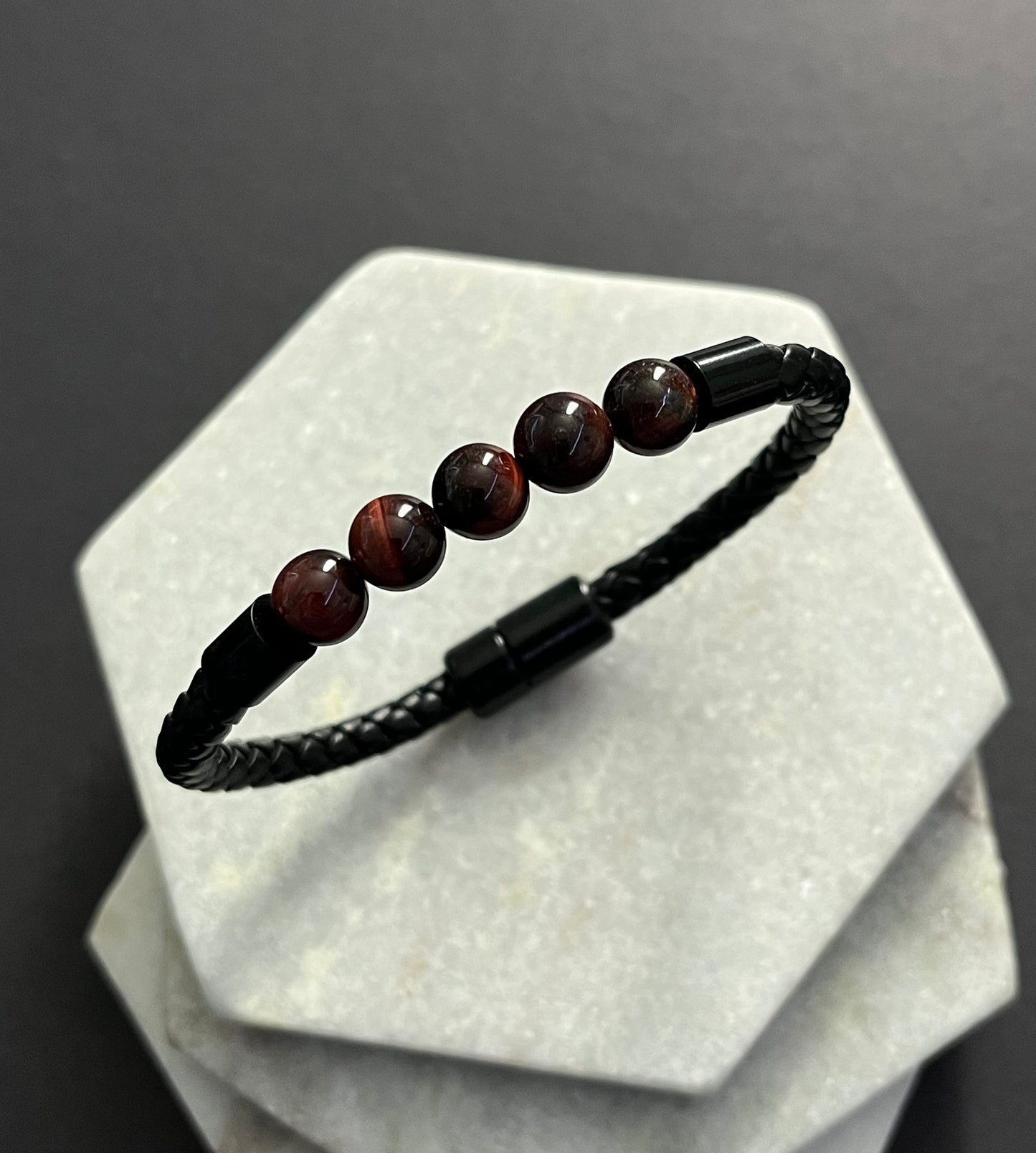 Tiger Eye Braided Bracelet