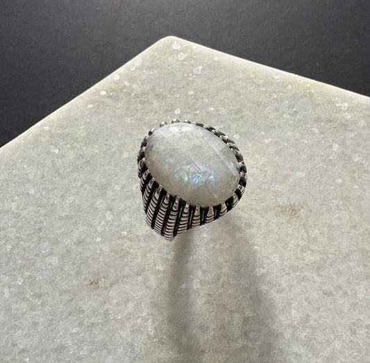 Emir Moonstone Ring