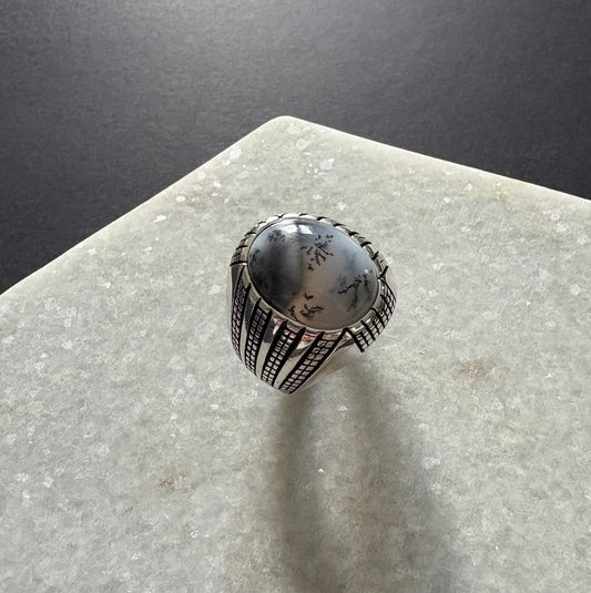 Moss Yemeni Aqiq Ring