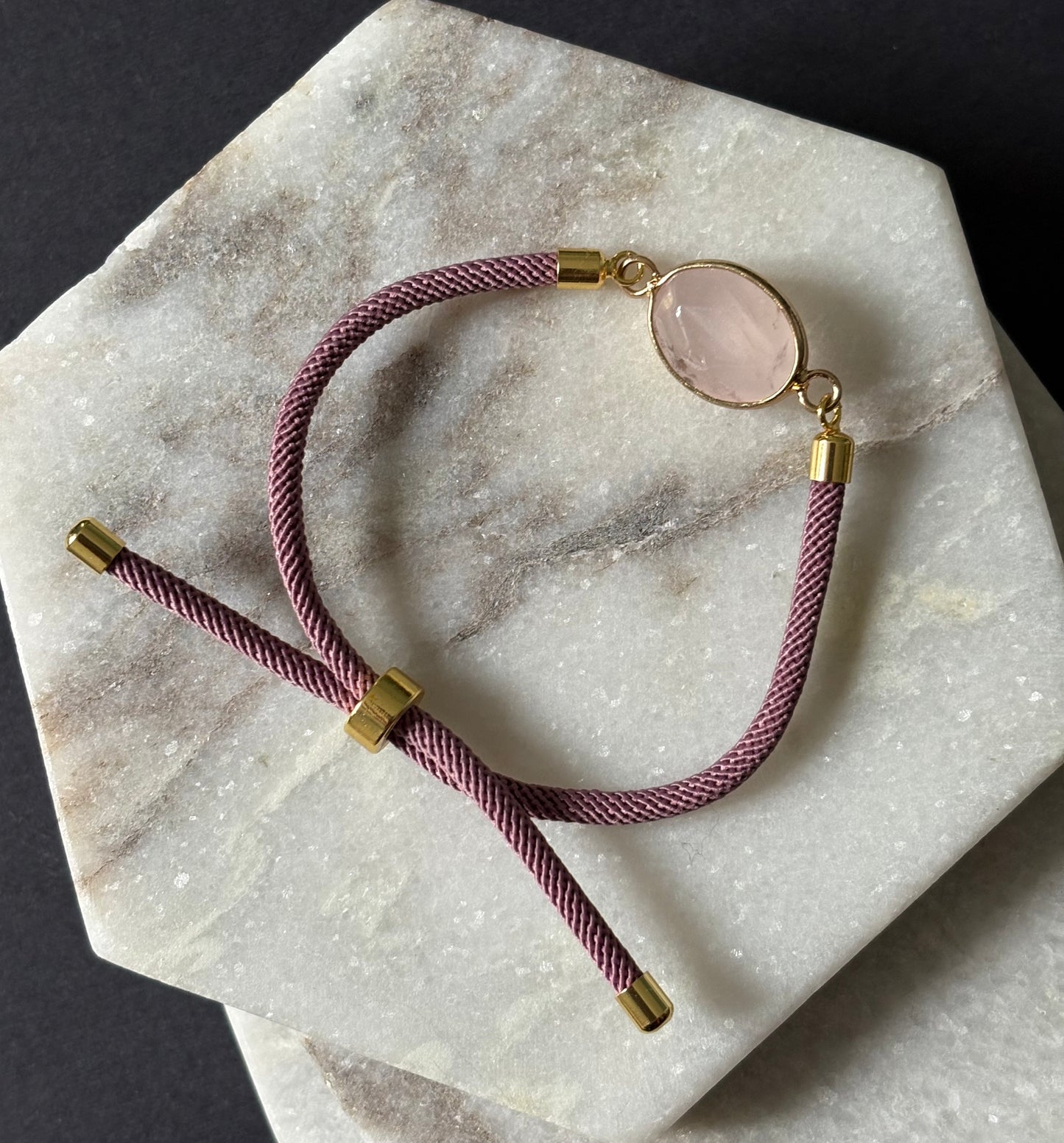 Adjustable Natural Stone Bracelet